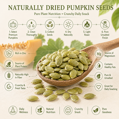 💪 Zinc Rich Pumpkin Seeds – Plant Protein Snack for Daily Wellness-LT