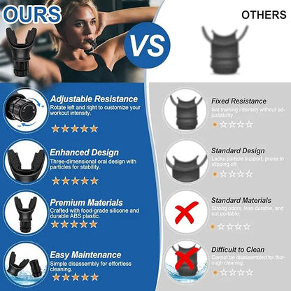 Unlock Your Ultimate Lung Capacity & Boost Endurance with the Pro Breathing Muscle Trainer!-DZT