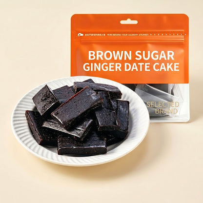 Premium Slow Cooked Ginger Jujube Squares, Gentle Daily Nourishment for Stable Energy & Cardiovascular Wellbeing-ZRT