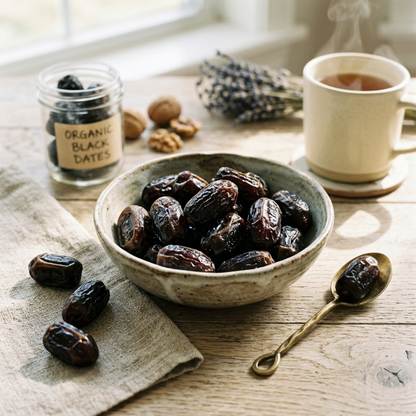 🌴 Premium Black Ajwa Dates | Natural Energy & Heart Healthy Snack,Supports Healthy Blood Sugar & Detox-VIM