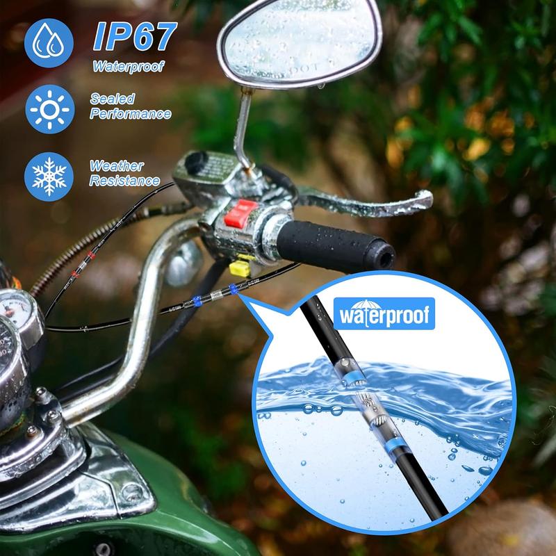 🔧 250PCS Solder Seal Wire Connectors — Waterproof Heat Shrink Butt Connectors with Self-Soldering Design ✨ Ideal for Marine, Automotive & Audio Applications 🚗🚤🎵-KPL