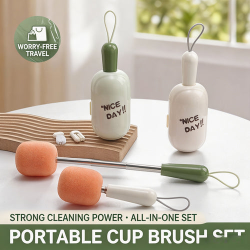 🧽 Extendable Bottle Cleaning Brush Set – Clean Every Nook of Your Cups-CJP