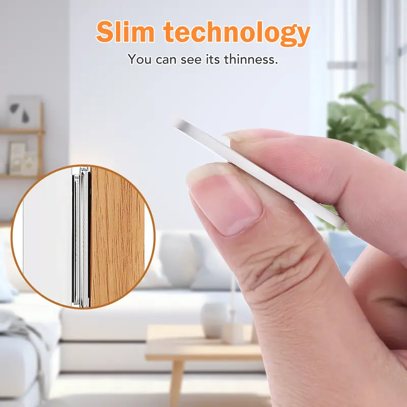 🧲 Ultra-Thin Magnetic Door Catch: No More Slamming Doors!-CJP