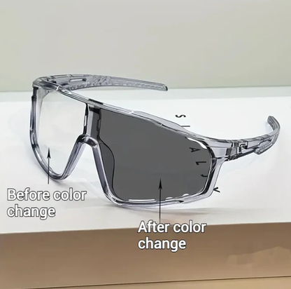 🌞 UV400 Photochromic Polarized Safety Glasses, 🥇Impact Resistant Outdoor Sports & Work Eyewear-XLB