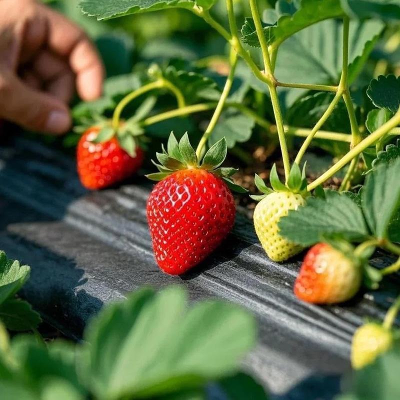 Strawberry seeds, suitable for potted plants, greenhouses and outdoor gardens, easy-to-grow fruit seeds.-KPL