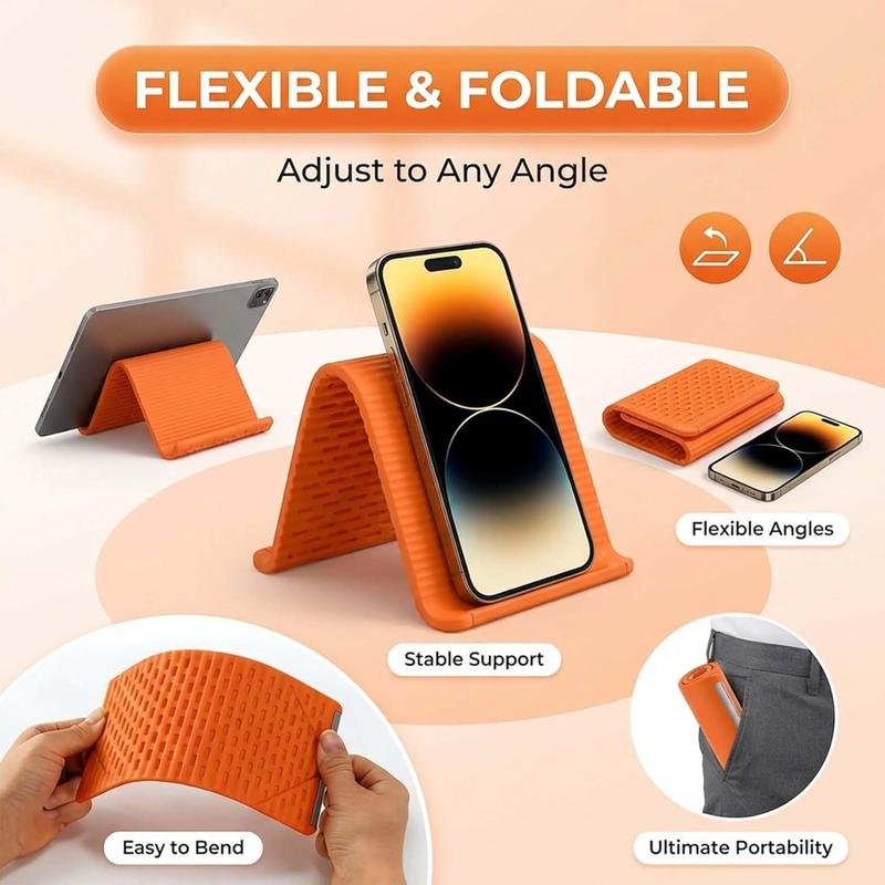🪄 Bend It. Fold It. Use It Anywhere! The Magic Universal Silicone Stand 📱💻-DZT
