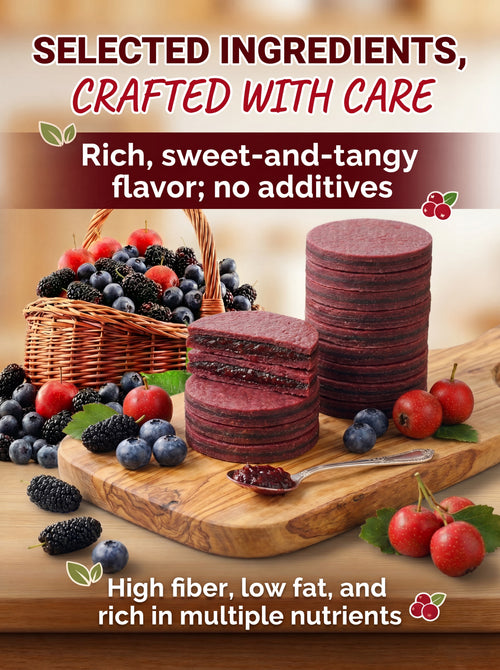 🌿Pure natural 🫐blueberry and 🍇mulberry stuffed 🍒hawthorn slices-XXS
