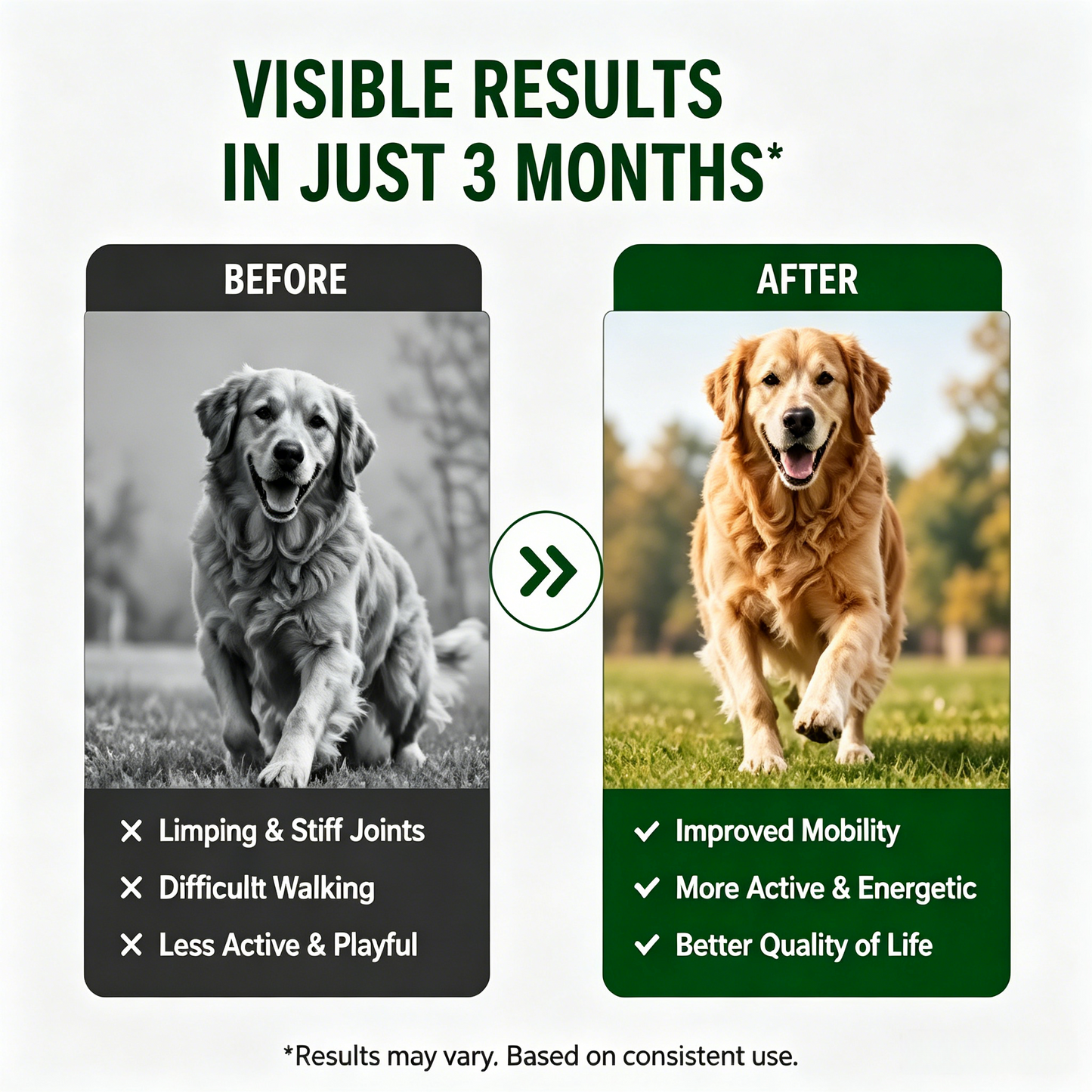 🐶 Advanced Strength Hip & Joint Chews | Pork Liver Flavor for Small & Medium Dogs-WBJ