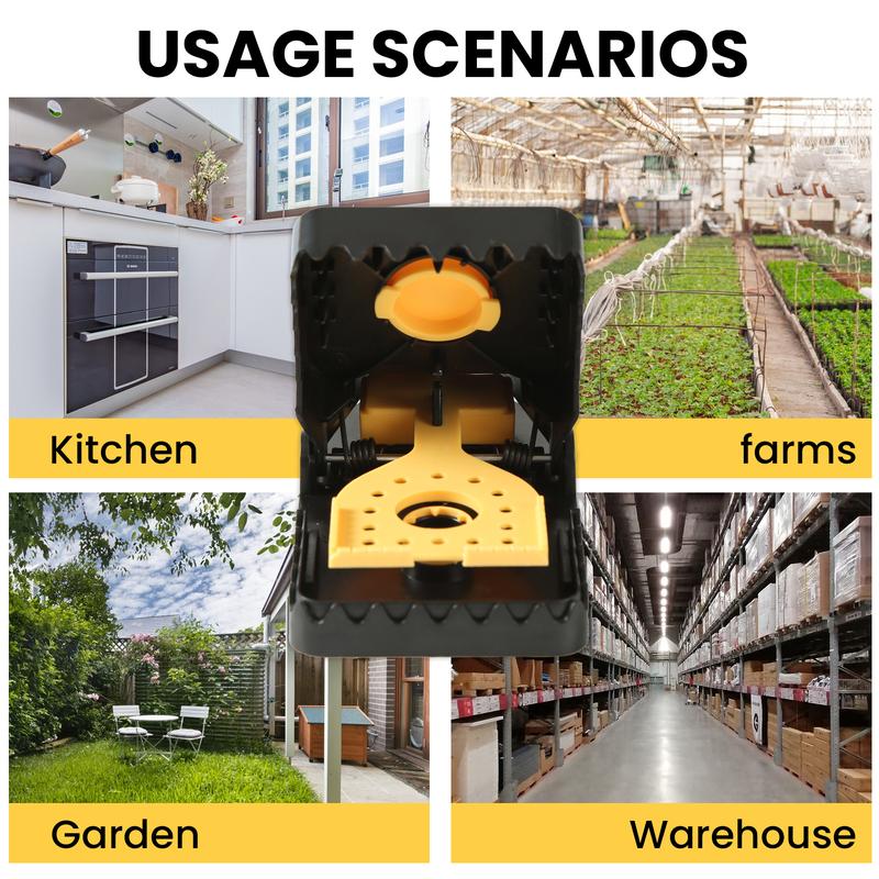 Household Daily Necessities, Heavy Duty Mouse Trap, New Upgraded, Must-Have for Home.-KPL
