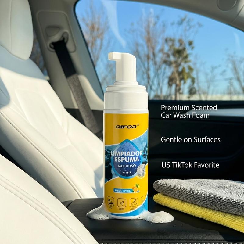✨ 4-in-1 Multi-Enzyme Foam Spray Cleaner 🚗🛋️ Powerful Deep Cleaning Solution for Home & Car Care — Easily Removes Stains from Car Interiors, Sofas, Seats & More. Keep Your Space Fresh & Spotless While Enjoying Summer Outdoor Adventures! ☀️🌿-KPL