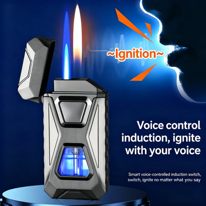 🔥 Smart Voice-Activated Dual Flame Lighter – The Ultimate Tech Lighter-CJP