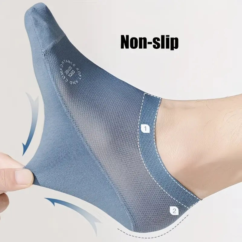 Stop wearing stuffy socks! 🛑 These micro-mesh cooling socks let your feet BREATHE all day. 🧊-DZT