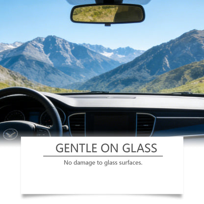Portable Car Glass Oil Film Cleaner, Streak-Free Glass Decontamination, Fast Cleaning for Window Oil Film, Compact & Easy to Carry.-KPL