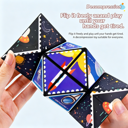 🧠Infinite Shape Magic Cube Puzzle – Creative Transforming IQ Fidget Toy for Kids & Adults-YOY