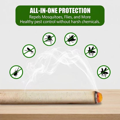 【Nature Protection】10/20/30 Pcs Organic Mugwort & Gastrodia Elata Aromatherapy Mosquito Repellent Sticks – Non-Toxic Mosquito Repellent & Sleep Aid.-KPL