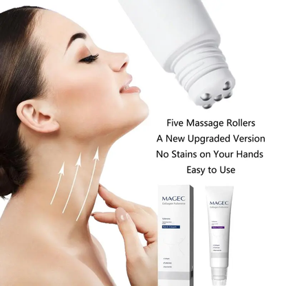 🤍 Smooth Wrinkles & Reduce Double Chin with Collagen Neck Firming Cream Suitable for Wrinkled Skin,with Hyaluronic Acid,VitaminC+E-XLB