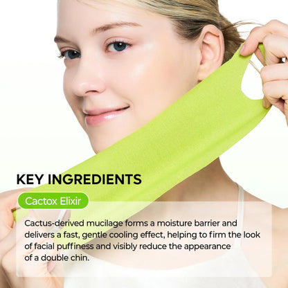 V-Lifting Face Slimming Band, Jawline Shaping Mask for Double Chin, Reusable Elastic Lifting Band for Facial Contouring-TTT