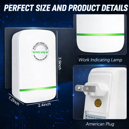 🔥Smart Energy Saver Box Instantly Cut Your Electric Bill⚡️US Plug Power Saving Device-YOY