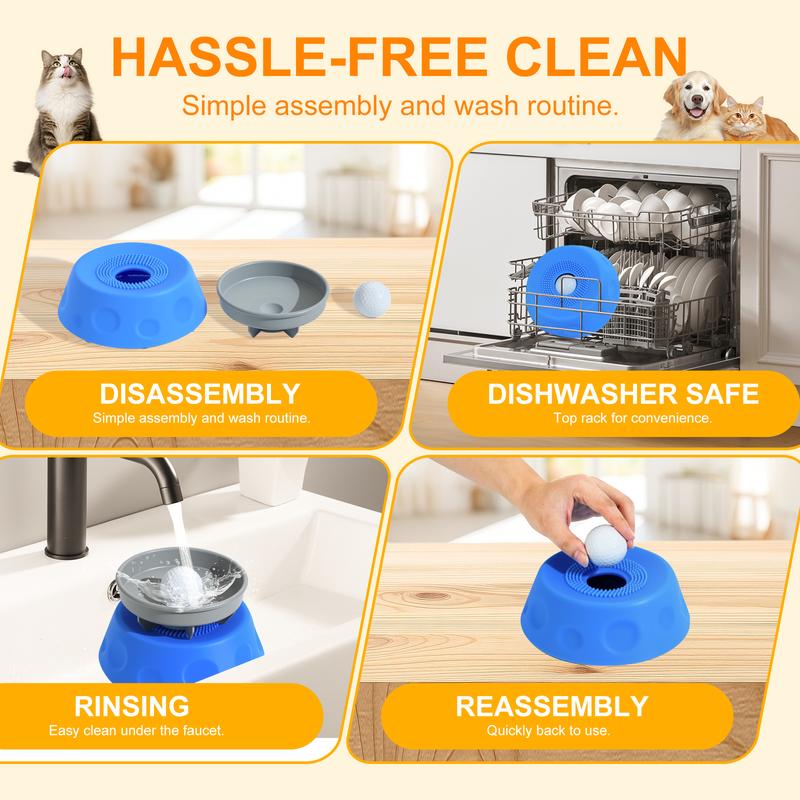 Slow Down Every Bite - Interactive Slow Feeder Bowl For Happier, Healthier Dogs-TTT