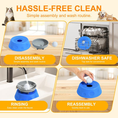 Slow Down Every Bite - Interactive Slow Feeder Bowl For Happier, Healthier Dogs-TTT