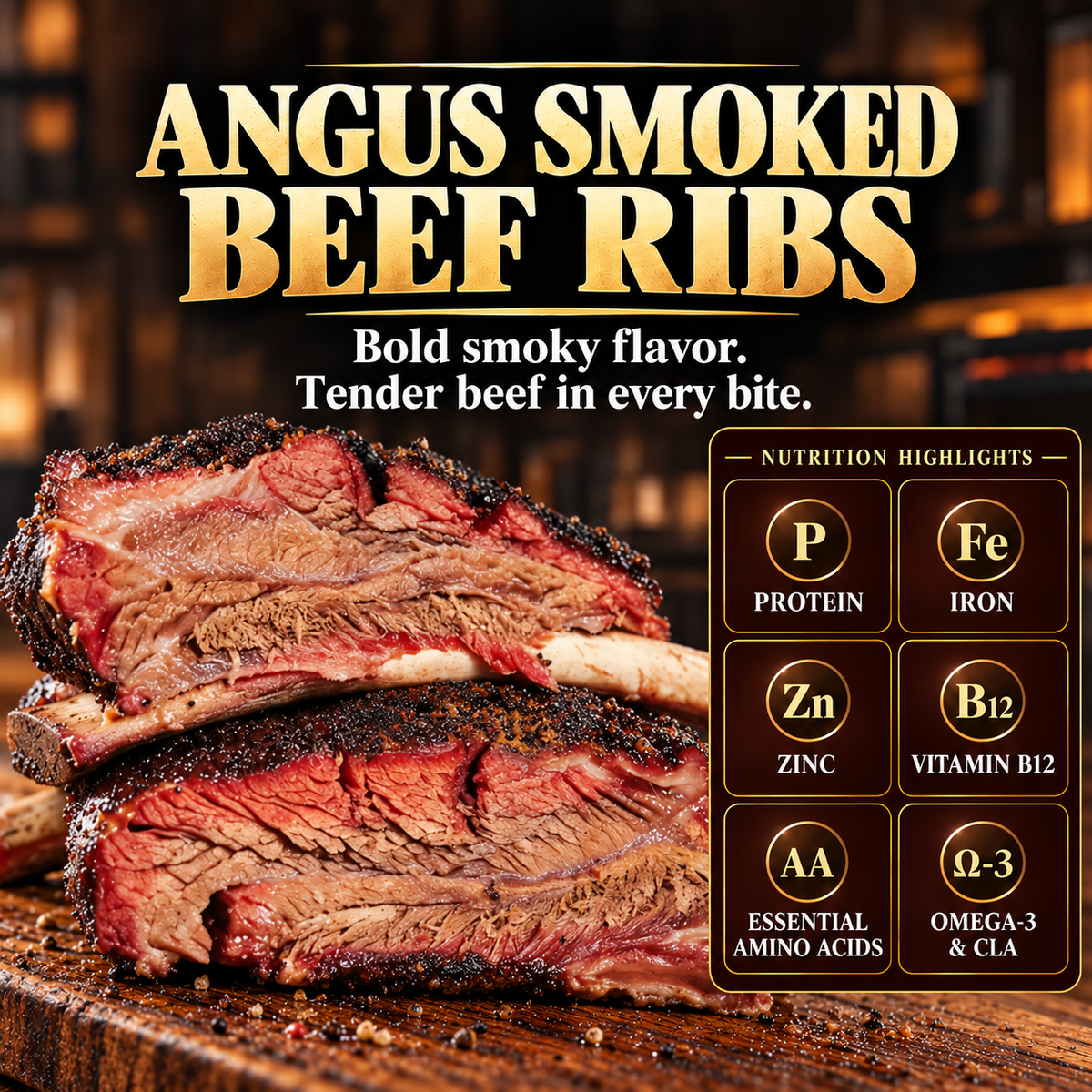 100% premium natural pasture grass-fed Angus beef ribs-Hotitem – martggoo