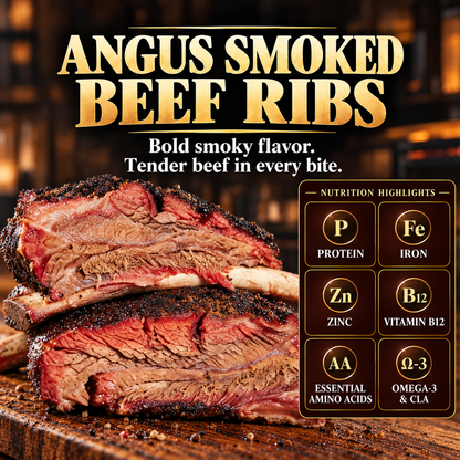100% premium natural pasture grass-fed Angus beef ribs-Hotitem