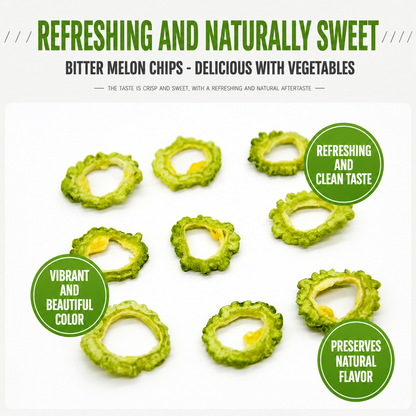 🥒 Bitter Melon Crisps | The Natural Snack To Balance Your Daily Diet-VIM