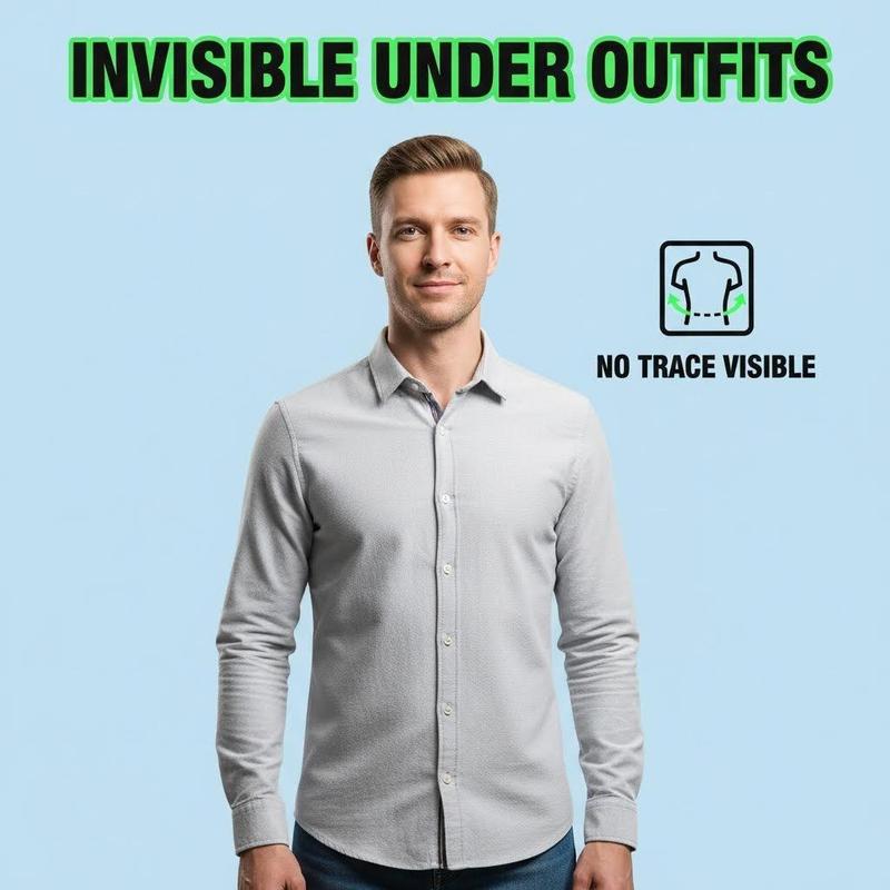 Back & Waist Support Posture Corrector - Invisible Under Clothes for Daily Use-TTT