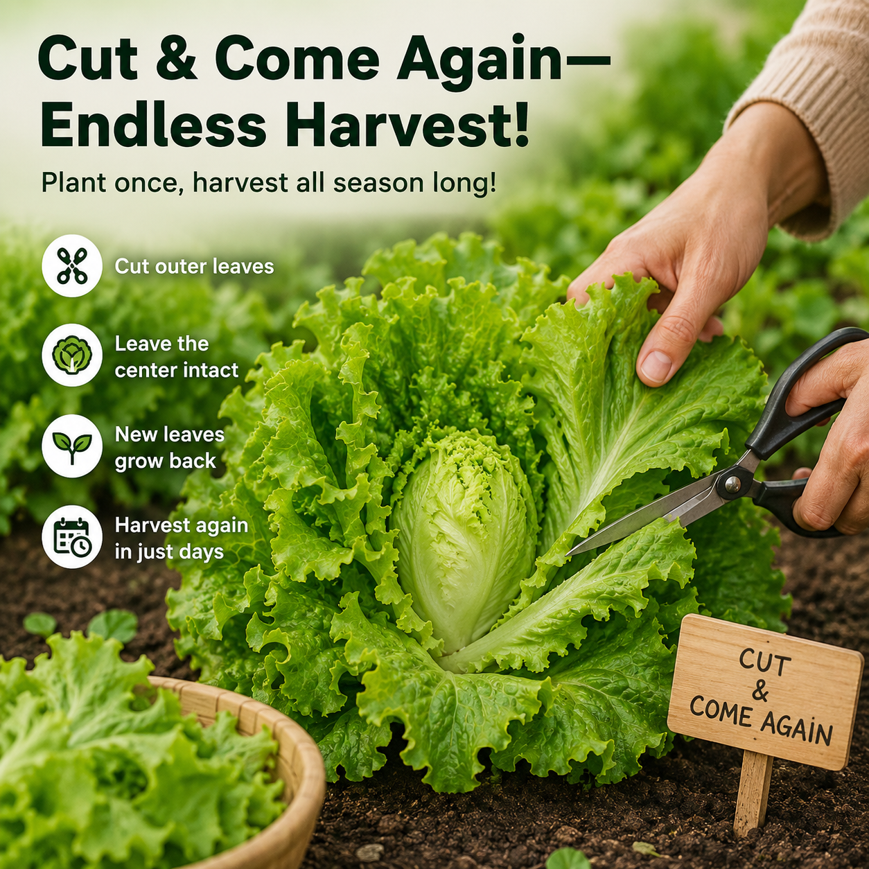 🥗 Stop buying overpriced, pesticide-ridden salad kits at the grocery store. Grow your own crispy, juicy, 100% organic lettuce right at home! It’s fresher, safer, and tastes 10x better when you harvest it yourself-QZZ