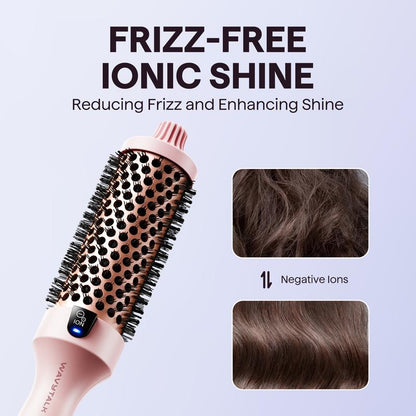 Negative ion hair curler with LED display, suitable for all hair types.-KPL