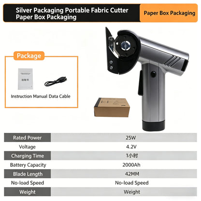 🔪Cordless Electric Fabric & Upholstery Cutter – Fast, Jamming-Free Cutting for Auto & DIY Projects-CJP