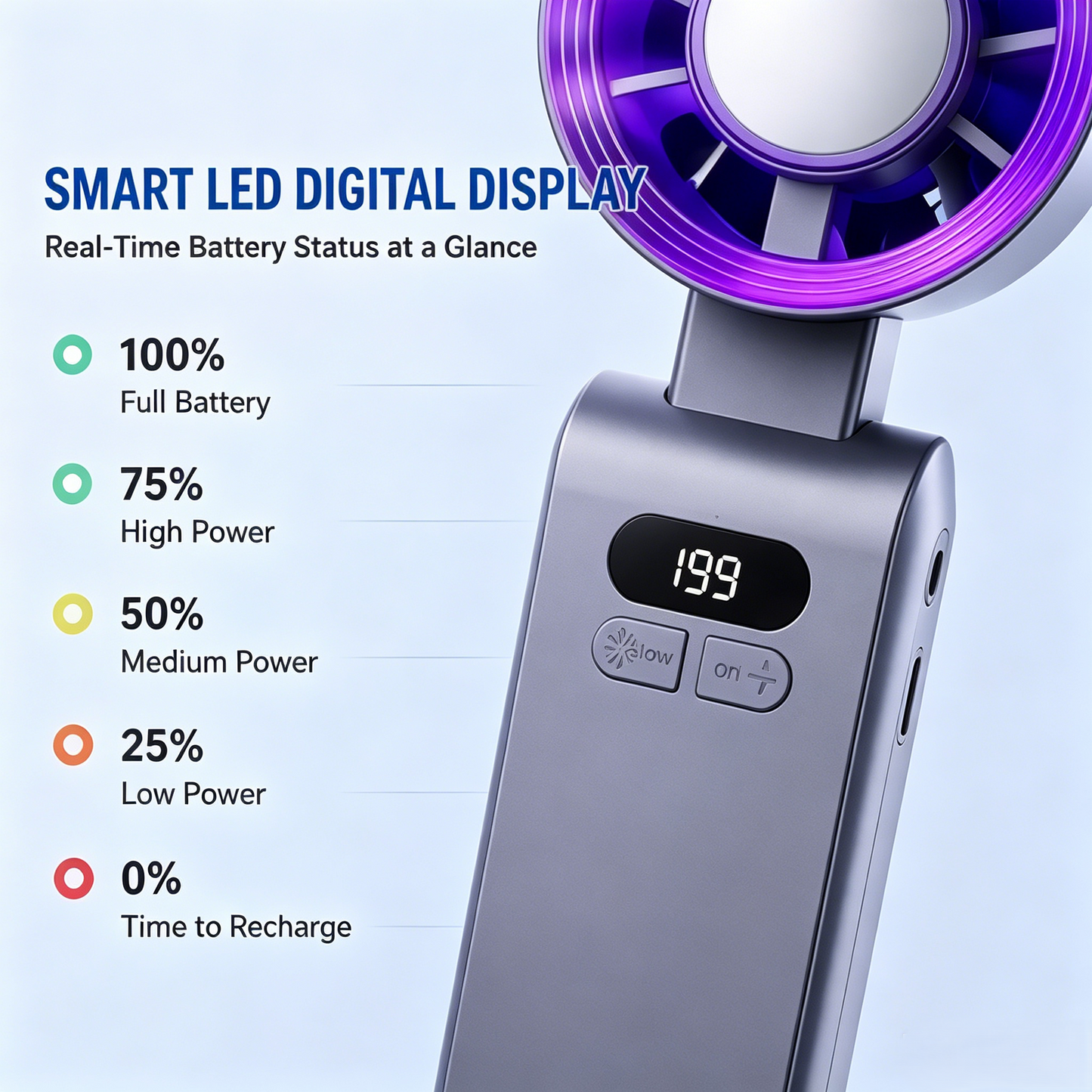 ❄️Semiconductor Cooling Handheld Fan Instant Ice Cold Air Cooler-WBJ