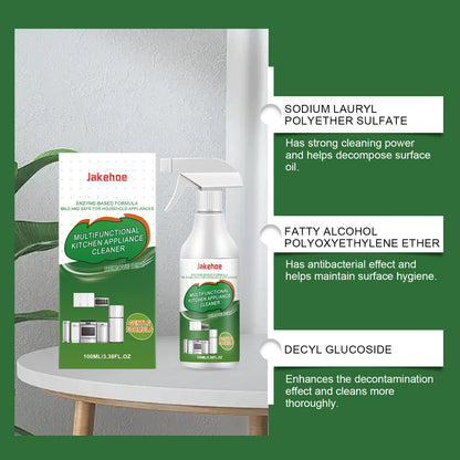 Natural Enzyme Formula Kitchen Grease Cleaner, Fast Degreasing Spray for Stoves & Range Hoods.-KPL