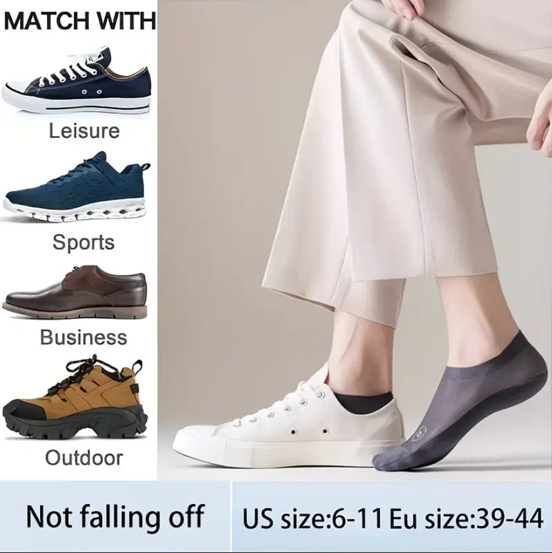 Stop wearing stuffy socks! 🛑 These micro-mesh cooling socks let your feet BREATHE all day. 🧊-DZT