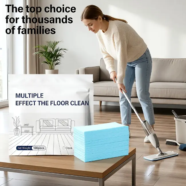 🧹 Multi-Effect Floor Cleaning Sheets | All-in-One Floor Cleaner |Say Goodbye to Dirty, Dull &amp; Smelly Floors Once and For All-CJP