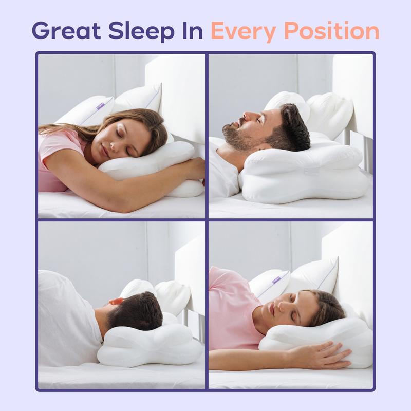 Best-Selling Large Cloud Pillow, Neck Support Slow Rebound Memory Foam Pillow.-KPL