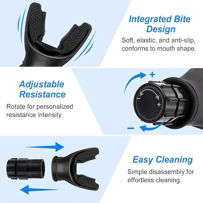 Unlock Your Ultimate Lung Capacity & Boost Endurance with the Pro Breathing Muscle Trainer!-DZT