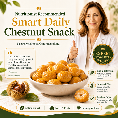Nature’s Golden Chestnuts — A Heart-Conscious Snack Packed with Daily Nutrition-QZZ