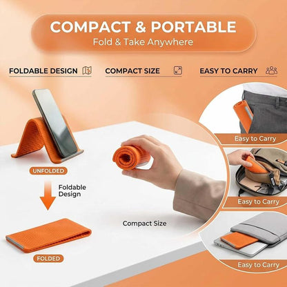 🪄 Bend It. Fold It. Use It Anywhere! The Magic Universal Silicone Stand 📱💻-DZT