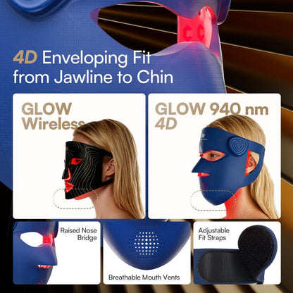 Deep repair, lifting and firming for lasting radiance. 4D tailored design sculpts the jawline with cooling soothing comfort. Wireless, lightweight and ultra-comfortable to wear, perfect as a thoughtful Mother’s Day gift.-KPL