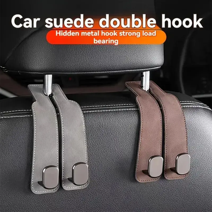 🚗Car Seat Back Storage Hook🪝 It has a bendable design to fit most car seats, suitable for both long-distance journeys and daily commutes✨-XLB