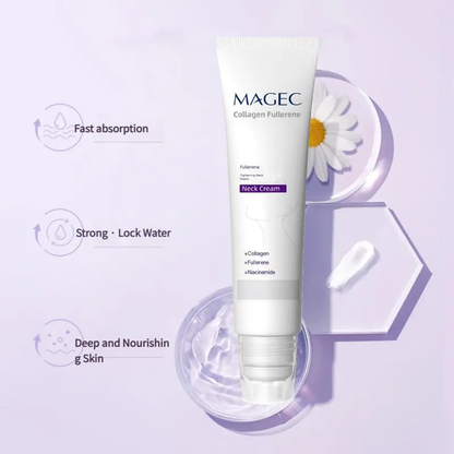 🤍 Smooth Wrinkles & Reduce Double Chin with Collagen Neck Firming Cream Suitable for Wrinkled Skin,with Hyaluronic Acid,VitaminC+E-XLB