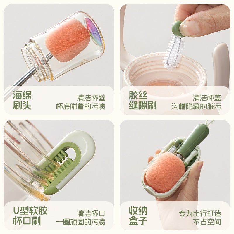 🧽 Extendable Bottle Cleaning Brush Set – Clean Every Nook of Your Cups-CJP