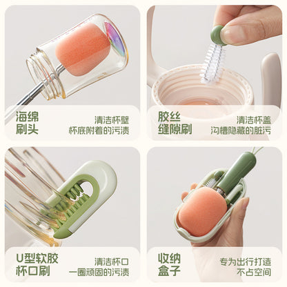🧽 Extendable Bottle Cleaning Brush Set – Clean Every Nook of Your Cups-CJP
