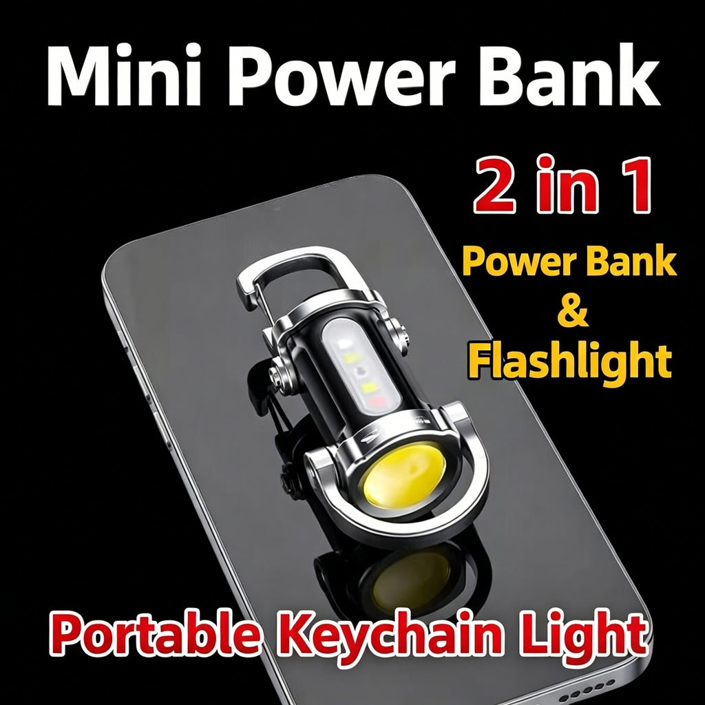 ✨ Ultra Bright Multi-Function Keychain Flashlight – Your All-in-One EDC Light-CJP