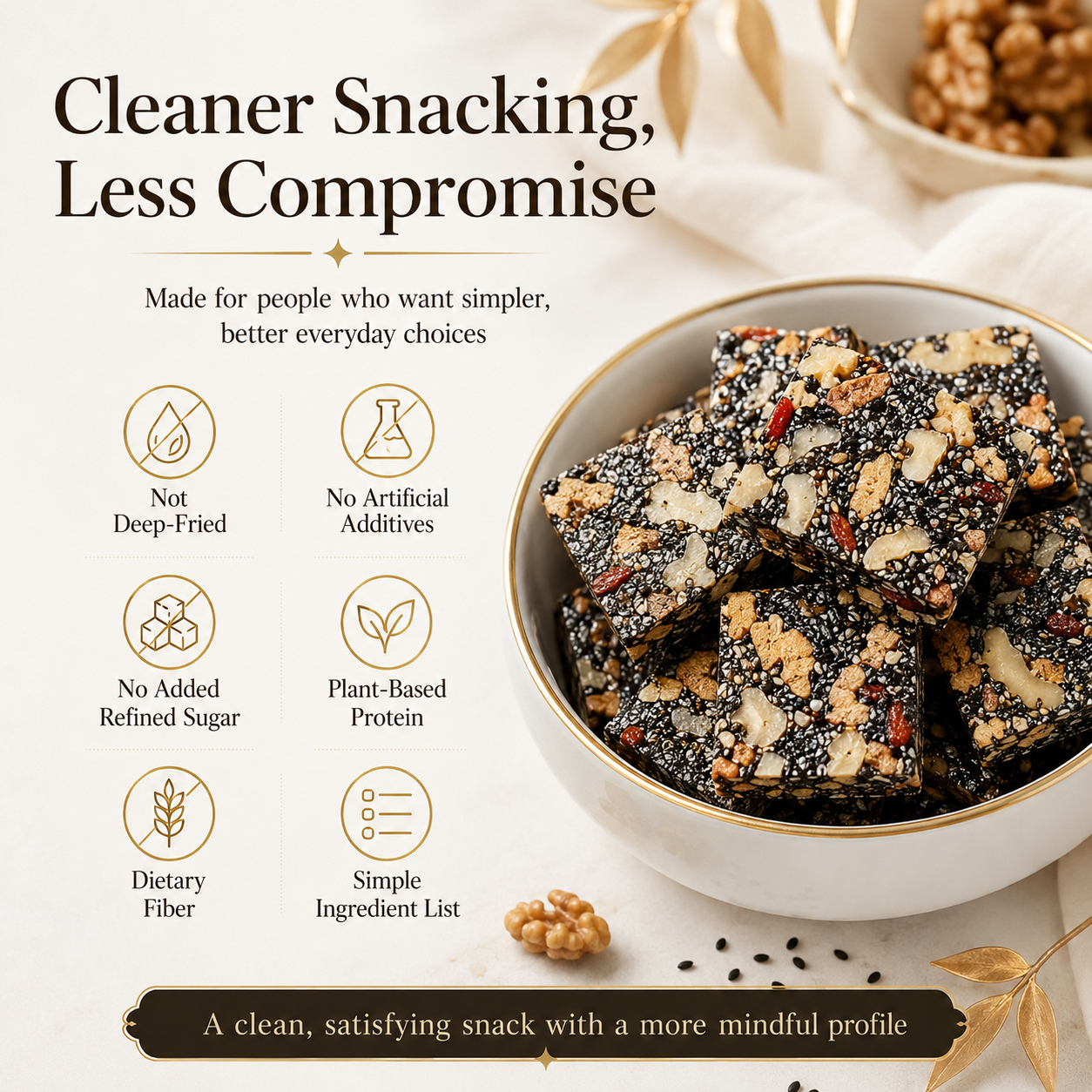 Premium Black Sesame Walnut Energy Bars ⭐-KPL
