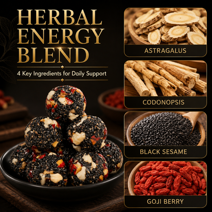 Always Feeling Tired & Drained? Recharge Your Body with the Ultimate Qi-Boosting Superfood Ball!-QZZ