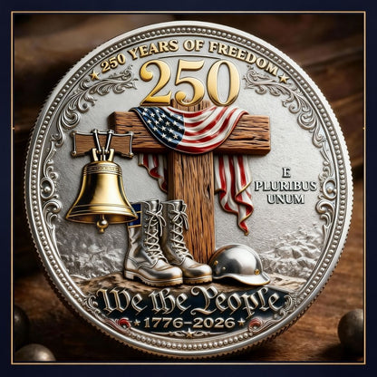 🔥Last Day 60% OFF 🔥 Honor America’s Heroes – 250 Years of Freedom Veteran Tribute Coin-ZBD