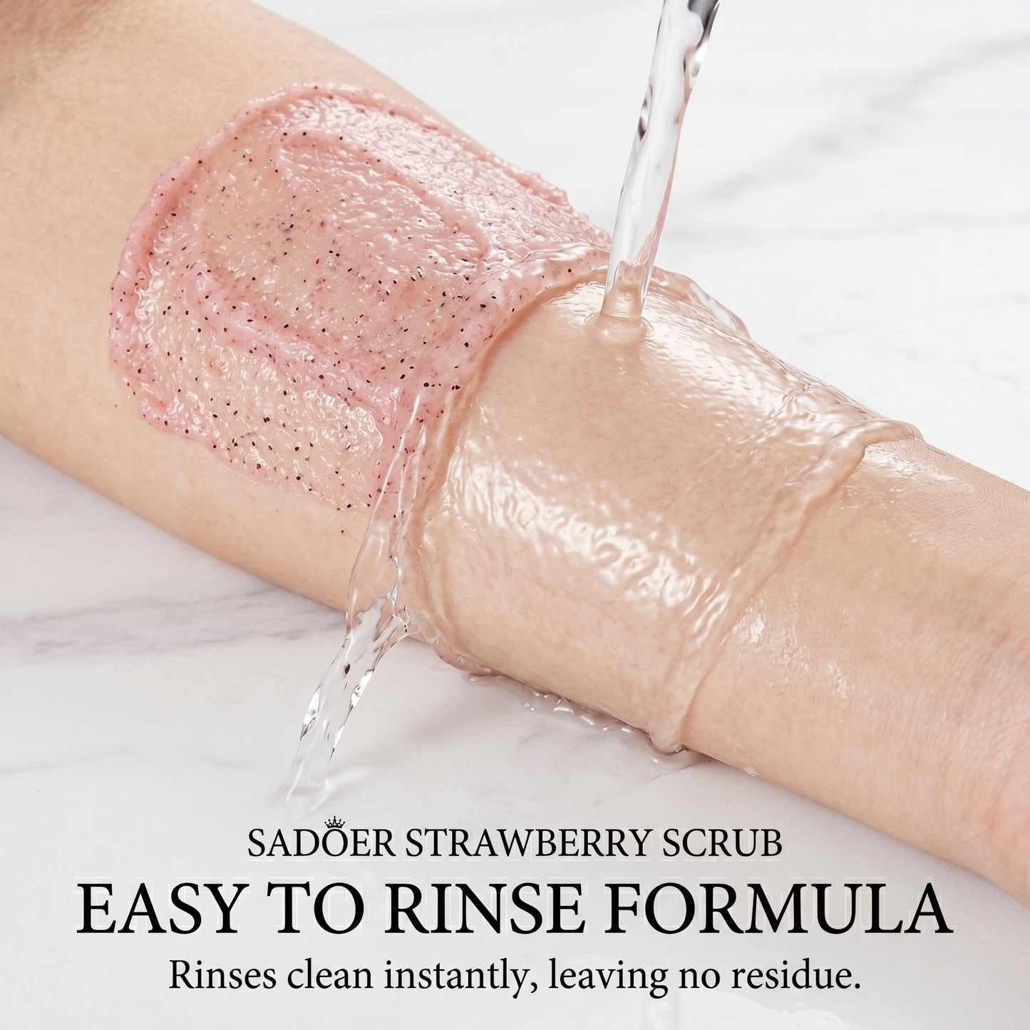 ⚠️Please take good care of your skin! ✅This 17.64 oz gentle exfoliating scrub is suitable for all skin types.🎁-XXS