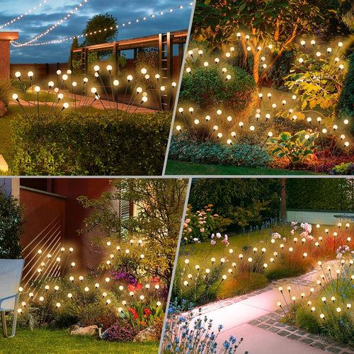 Solar-Powered Swaying Firefly Garden Lights | Waterproof Outdoor Stake Lights for Yard, Pathway & Landscape Decor 🏡✨ LGZ
